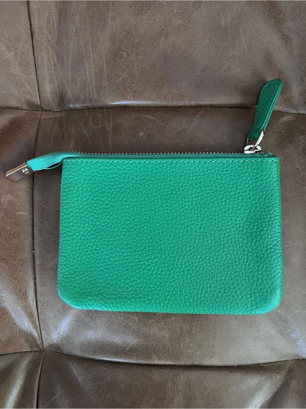 Pom Pom London Chelsea Coin Purse Frog Green